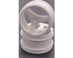 Rear Wheels; White 3 Spoke - CAT/Fbl  photo