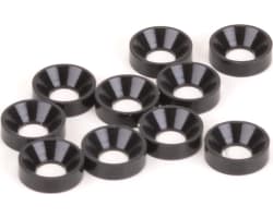 SPEED PACK - M3 Csk Washers - Black Aluminum (10) photo