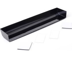Touring Car Wing + 2 End Plates - Black photo
