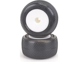 Mini Pin - Silver - Truck Tyre - Pre-Glued Pr photo