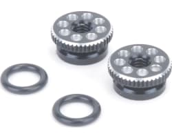 aluminum light weight LiPo Nut - pair 4mm thumb screw photo