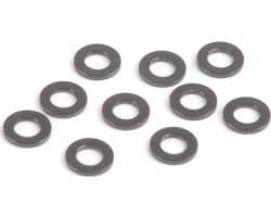 M3 Black Aluminum Washers 0.75mm (10) photo