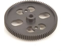 86T Whisper Spur Gear Black photo