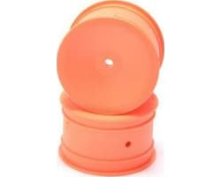 Wheel; 12mm Hex Rear - Orange - Off Road - Pr photo
