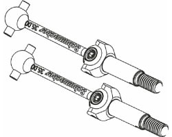Rear Driveshaft Assembled (pr) - Neon photo