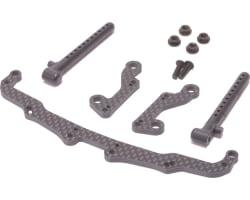 C/F Light Weight Rear Shock Mount Set - Mi9 photo
