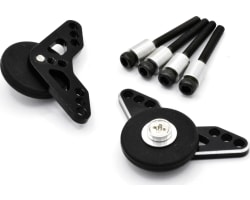 Black Adjustable Chariot Skid Plater Wheels photo