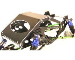 Aluminum Rock Racer Conversion Chassis (Black) - Ax10 photo