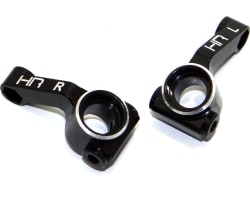 Black Aluminum Trailing Spindle Steering Block Set photo