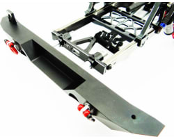Aluminum Rear Bumper with Light Mounts Scx10 photo