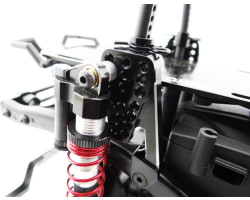 Aluminum Multi-Position Shock Hoops - Axial SCX10 photo