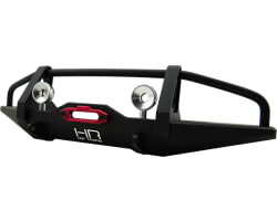 Aluminum Front Bumper with Winch Mount Light Buckets Fairlead photo