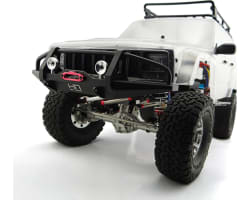 Aluminum Front Bumper with Winch Mount Light Buckets Fairlead photo