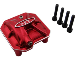 Aluminum Ar44 Axle Diff Covers (Red) - Axial Scx 2 photo