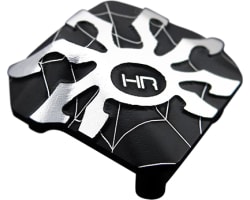 Aluminum Ar44 Axle Diff Spider Covers (Black) - Axial Scx 2 photo