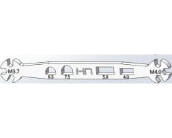 Stainless Steel Turnbuckle Wrench 3.7 & 4mm photo