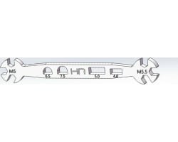Stainless Steel Turnbuckle Wrench 5 & 5.5mm photo