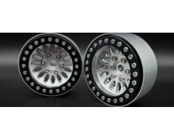 1.9 Shield Aluminum Deep Dish Beadlock Wheels W/Hubs 2 photo