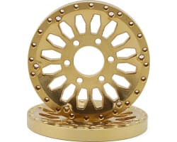 Brass 1.9 Shield Reversible Offset Wheel Face Set (2) (39g Each) photo
