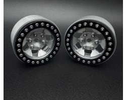 1/10 Granite 1.9 Rock Crawler Beadlock Wheels W/Hubs & Rings photo