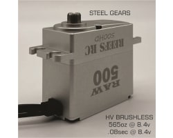 Raw 500 High Torque High Speed Hv Waterproof brushless Servo .09 photo