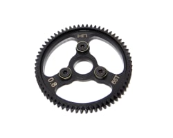 Steel Spur Gear (65T 0.8 Mod)(Gunmetal) - TRA photo
