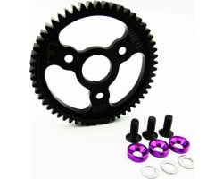 Steel Spur Gear (55t 0.8 Mod)(Purple) - TRA photo