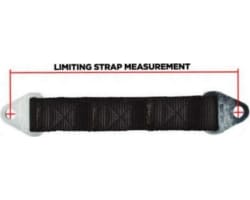 Suspension Travel Limit Straps 90mm (Gunmetal)(2) photo