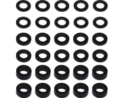 Ballstud Washers 5.5x3.0mm (30) Black photo