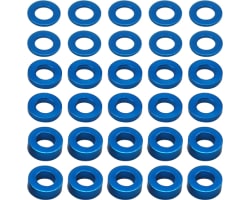 Ballstud Washers 5.5x3.0mm (30) Blue photo