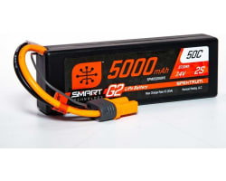 5000mah 2s 7.4v Smart G2 LiPo 50c Hard Case; Ic5 photo