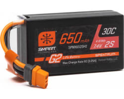 650mAh 2S 7.4V Smart G2 30C LiPo; IC2 photo