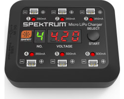 Spektrum Micro 6 Port DC/USB 1S LiPo Charger photo