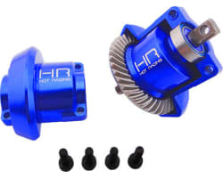 CNC Aluminum Outer Diff Case Blue Revo photo