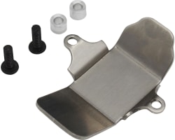 Stainless armor skid plate (1) SCX 2 photo