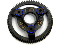 Hardened Steel Spur Gear (76t 48p)(Blue) - TRA photo