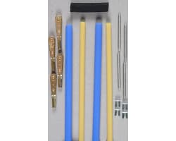 Sullivan Semiflex Gold-N-Rod w/Gold-N-Clevises 48 inch (2) photo