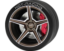 Bronze 5 Spoke 6061 Steering Wheel NB4 photo