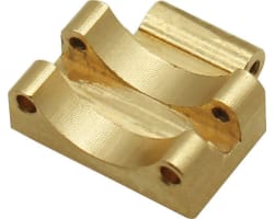 Brass Rear Axle Truss Upper Link Mount SCX 24 photo