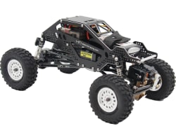 Aluminum Rock Racer Conversion Chassis (black) - SCX24 photo