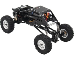 Aluminum Rock Racer Conversion Chassis (black) - SCX24 photo