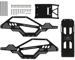 Aluminum Rock Racer Conversion Chassis (black) - SCX24 photo