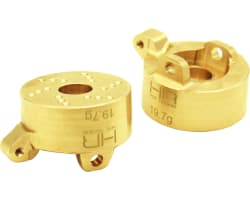 Extra Heavy Brass Front Steering Knuckle SCX24 photo