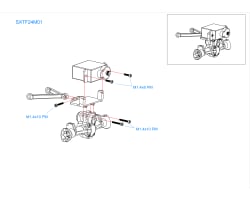 Aluminum EMax Steering Servo Mount Scx 24 photo