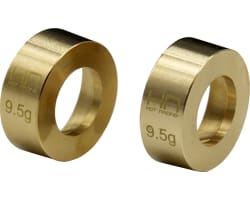 9.5g Brass Machete Wheel Weights Scx24 photo