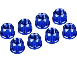 Blue Aluminum M2 Flanged Wheel Nuts SCX30 photo