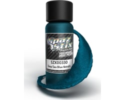 Deep Sea Blue Metallic Airbrush Ready Paint, 2oz Bottle photo