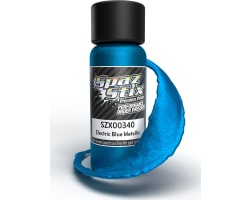 Electric Blue Metallic Airbrush Ready Paint, 2oz Bottle photo