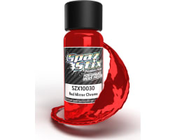 Red Mirror Chrome Airbrush Ready Paint 2oz Bottle photo