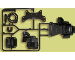 B Parts: TA01 AM General M1025 Hummer TA02RS 4WD Chassis Kit photo